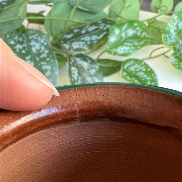Hand Painted Floral Small Mini Terracotta Vase Decor Vintage - Picture 12 of 12